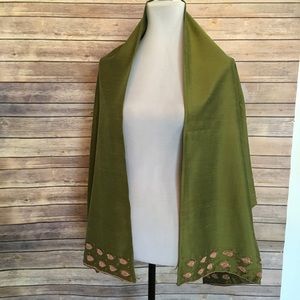 Kishu’ Vintage Handmade Silk Beaded Wrap